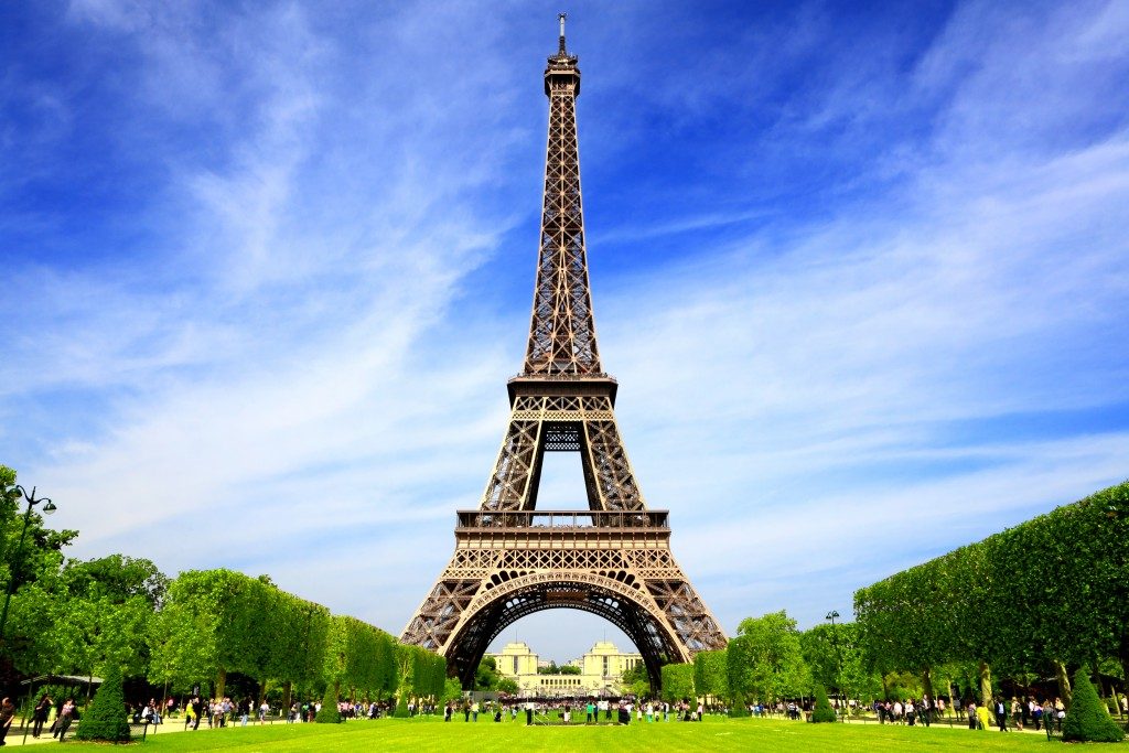 Eiffel tower in france